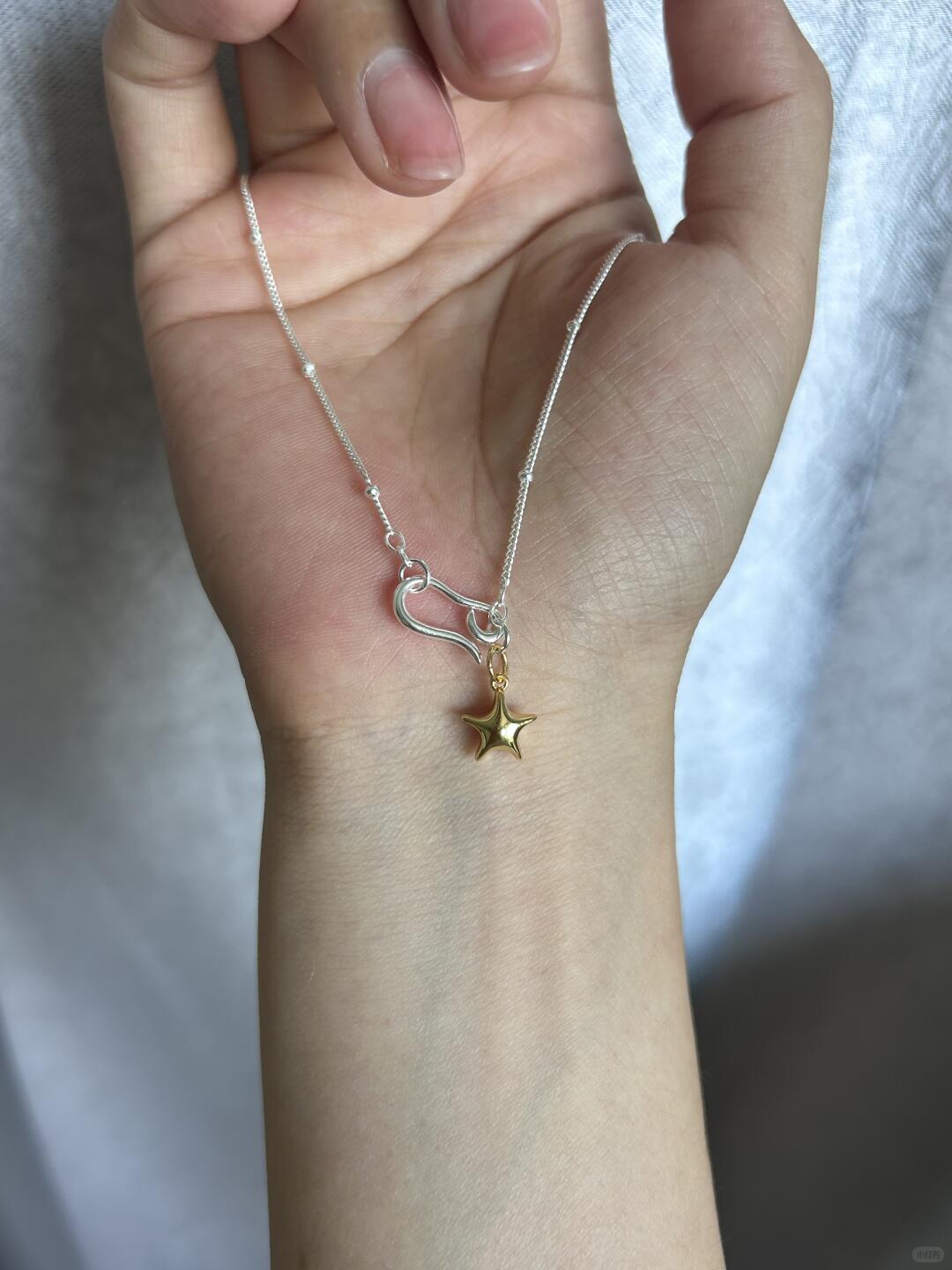 Star Point Sterling Silver Necklace