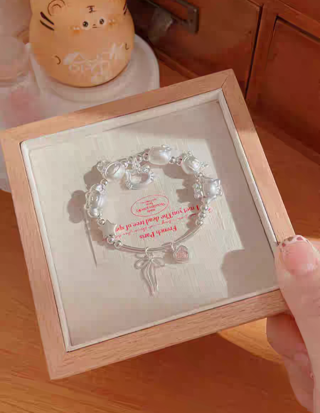 Sanrio 999 Silver Bracelet-Heavy weighted Comes with exclusive Packing