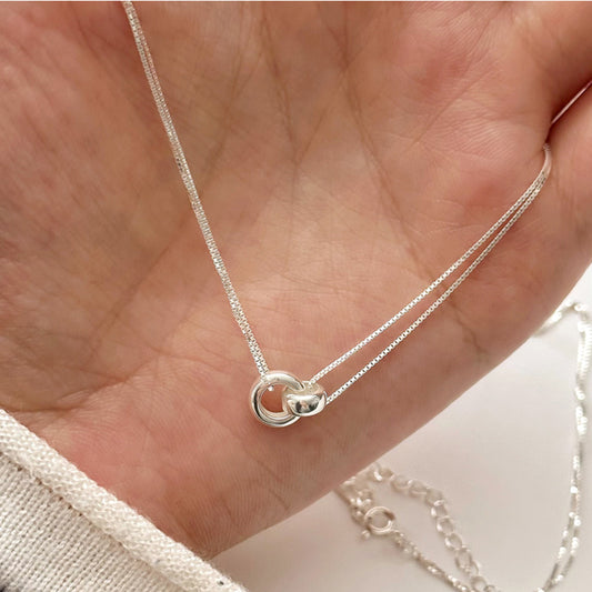 Linked together Sterling Silver Necklace