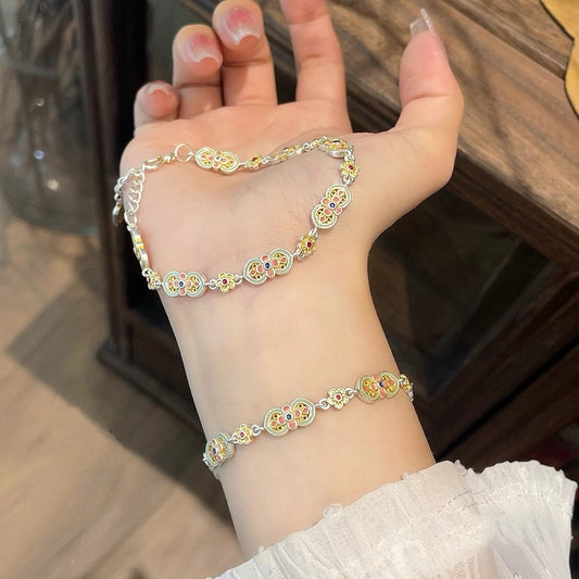 Traditional Good luck Koi Bracelet Sterling Silver