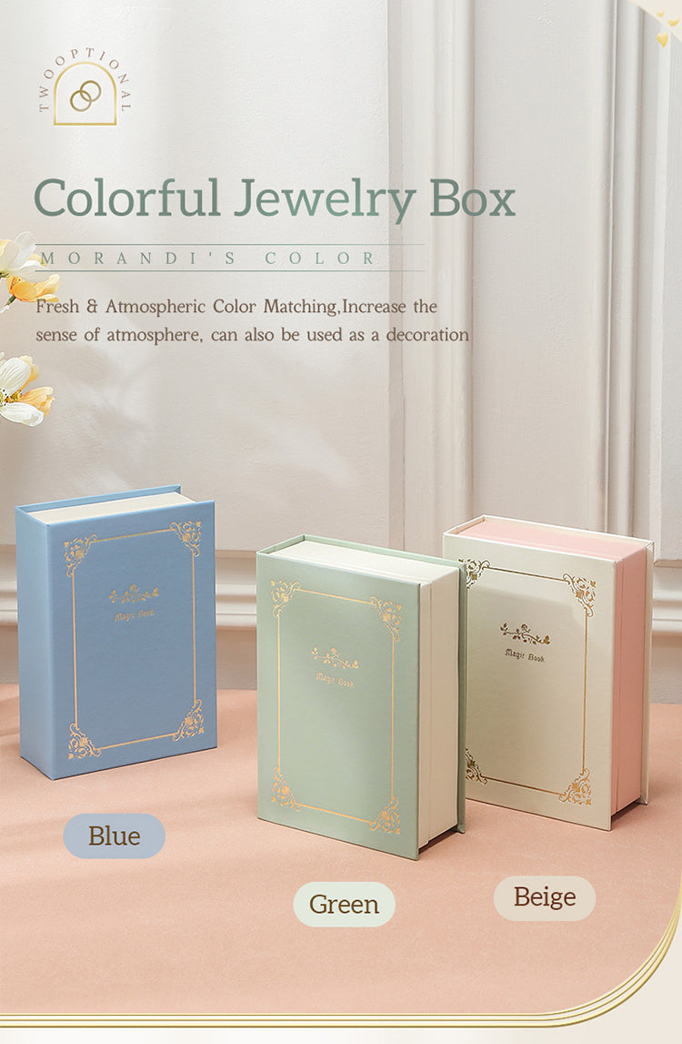 Magic Book luxurious Jewelry Box