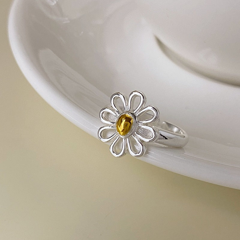 Daisy Sterling Silver Ring