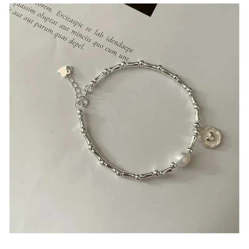 Heart Beat Sterling Silver 925 Bracelet