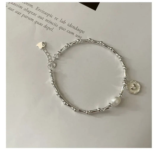 Heart Beat Sterling Silver 925 Bracelet