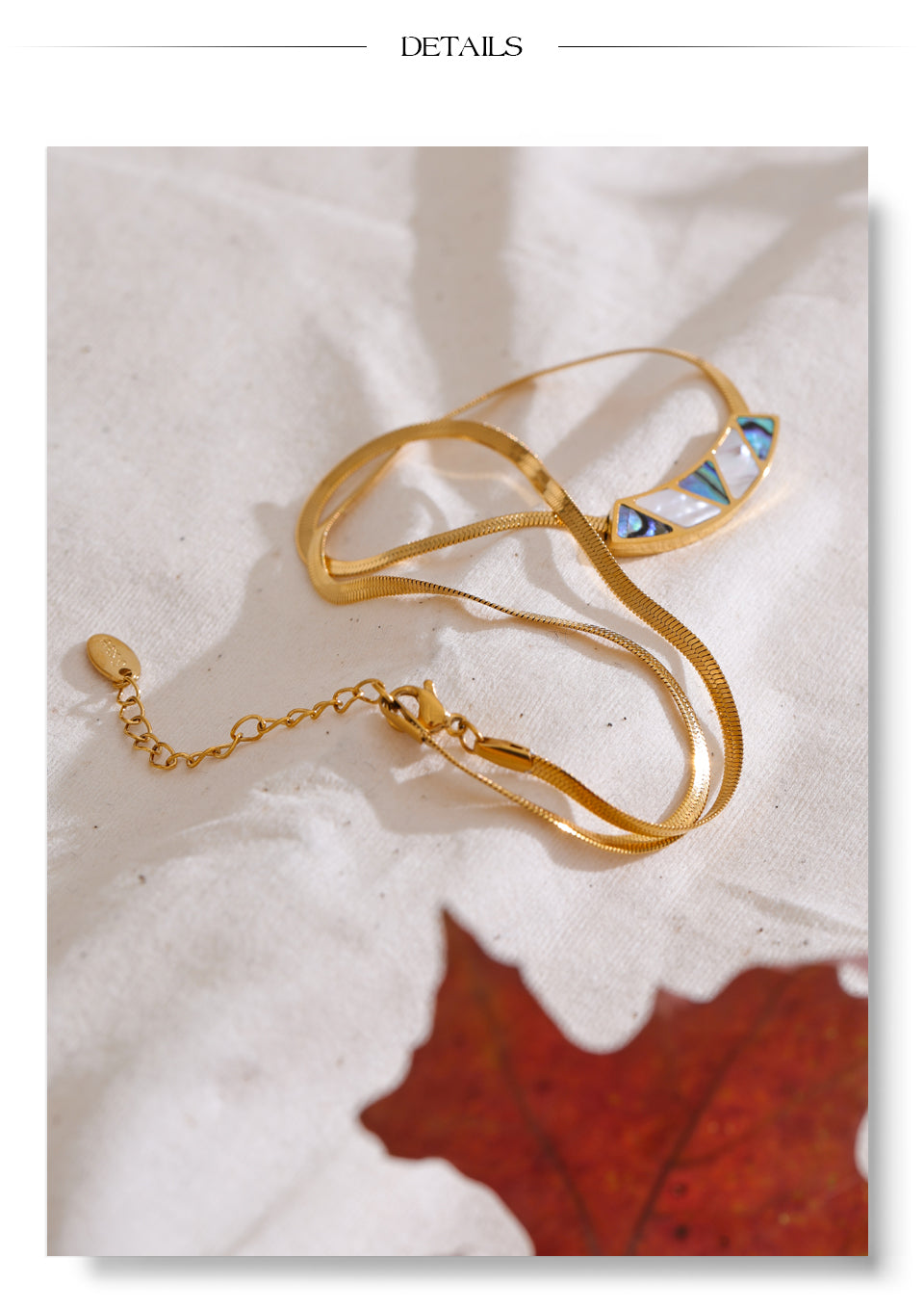 Egyptian Style Necklace 18k Gold Filled