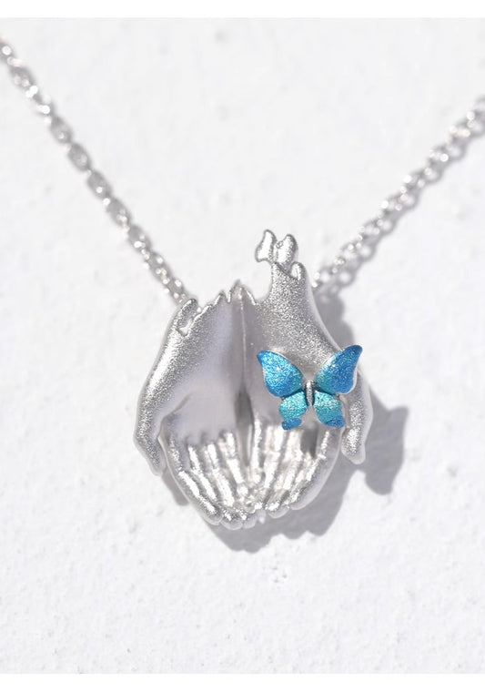 Rebirth Internal Sterling Silver Necklace