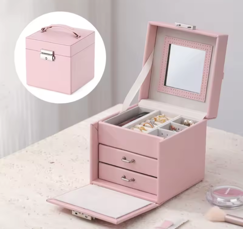 Multi-layered Square Jewelry Box