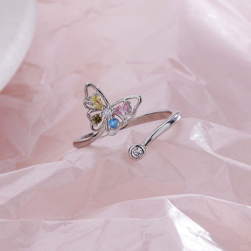 Butterfly Statement Sterling Silver Ring