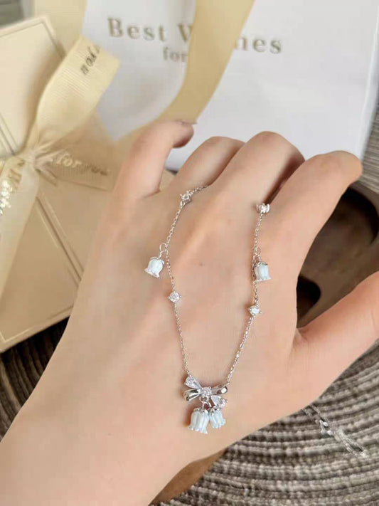 Bell owner Sterling Silver 925 Necklace with Lab certificate