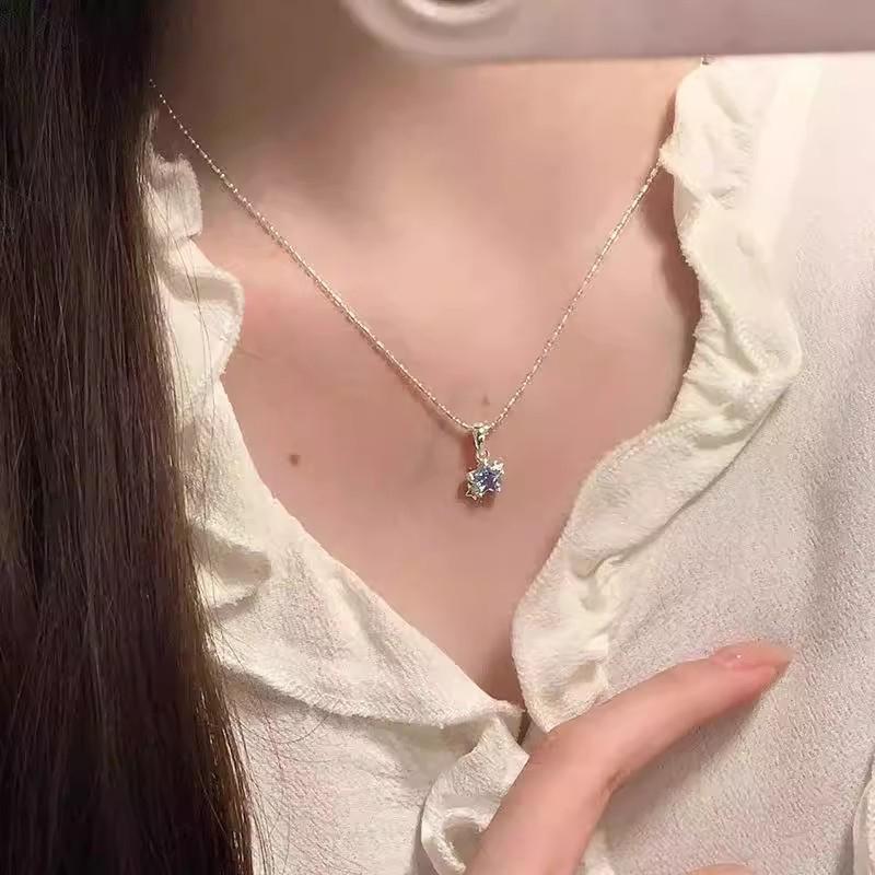 Sterling Silver Star Pendant Necklace