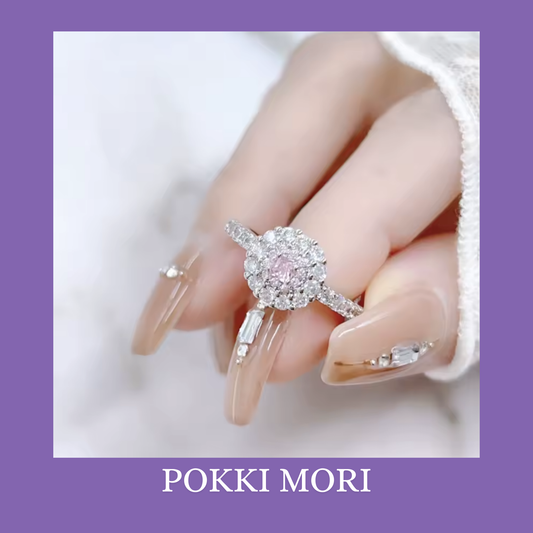 Classic Pink lady Sterling Silver 925 Ring Resizable